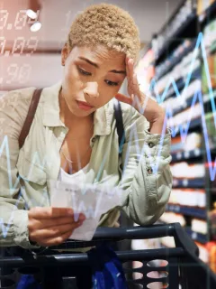 Consumer spending decline