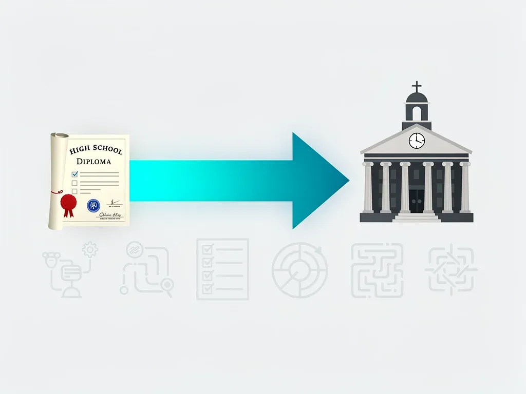 Direct admissions pathway from high school to university.