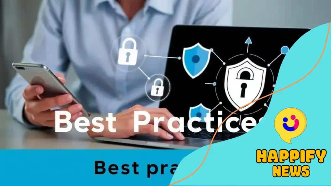 Best practices for online safety