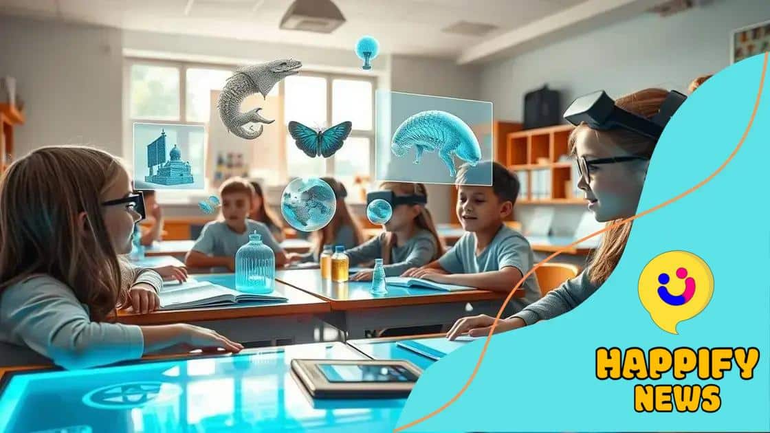 Practical applications of AR in the classroom
