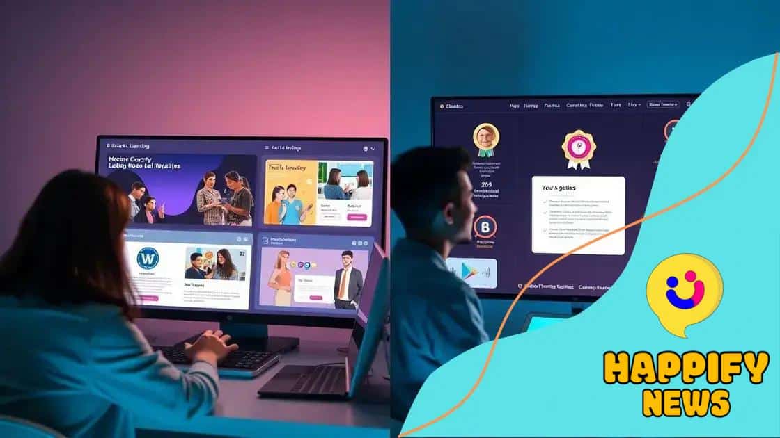 Comparing popular online learning platforms