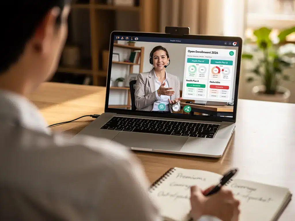 Virtual consultation with benefits advisor for Open Enrollment 2026