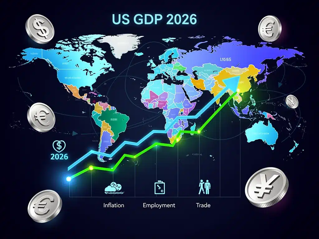 US GDP Growth Projected at 2.8% for 2026: Economic Report